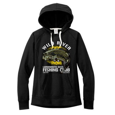 Wild River Largemouth Bass Fishing Club Women's Fleece Hoodie