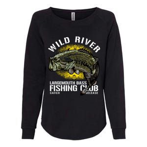 Wild River Largemouth Bass Fishing Club Womens California Wash Sweatshirt