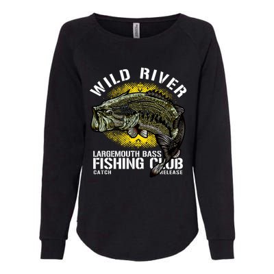 Wild River Largemouth Bass Fishing Club Womens California Wash Sweatshirt