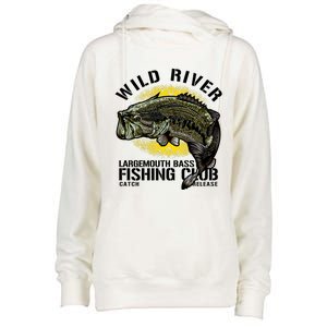 Wild River Largemouth Bass Fishing Club Womens Funnel Neck Pullover Hood