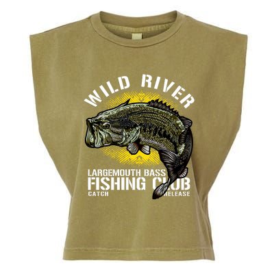 Wild River Largemouth Bass Fishing Club Garment-Dyed Women's Muscle Tee