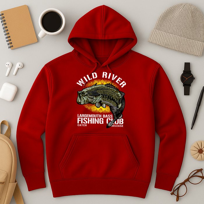 Wild River Largemouth Bass Fishing Club Hoodie