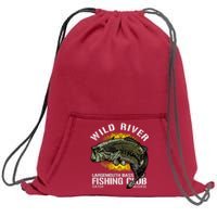 Wild River Largemouth Bass Fishing Club Sweatshirt Cinch Pack Bag