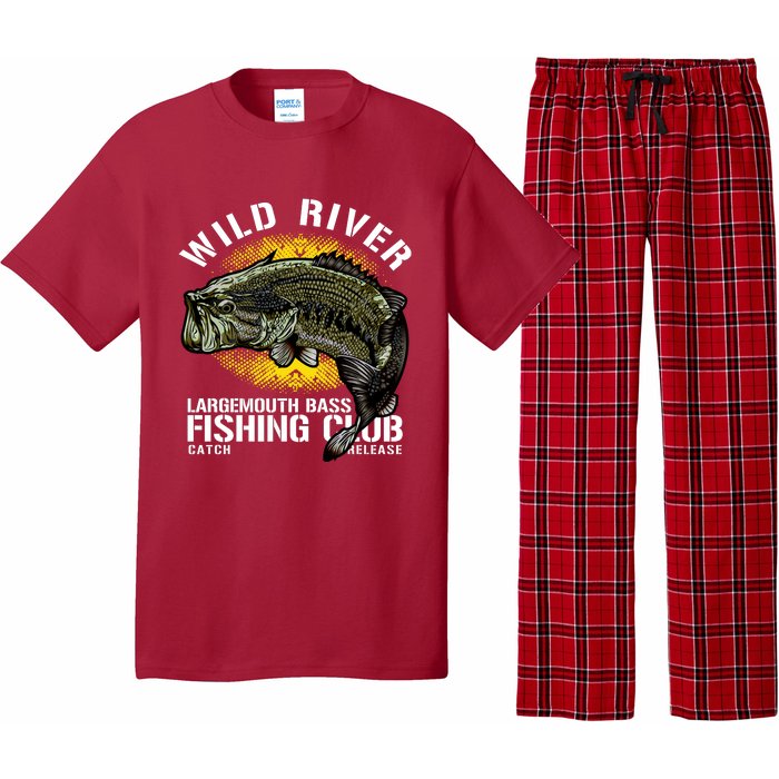 Wild River Largemouth Bass Fishing Club Pajama Set