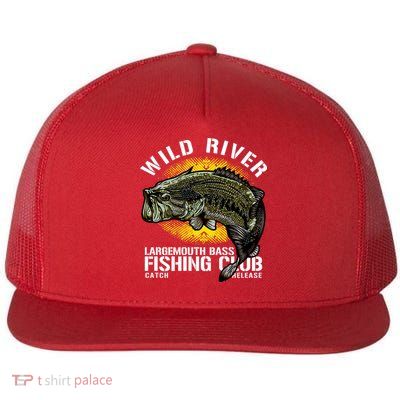 Wild River Largemouth Bass Fishing Club Flat Bill Trucker Hat