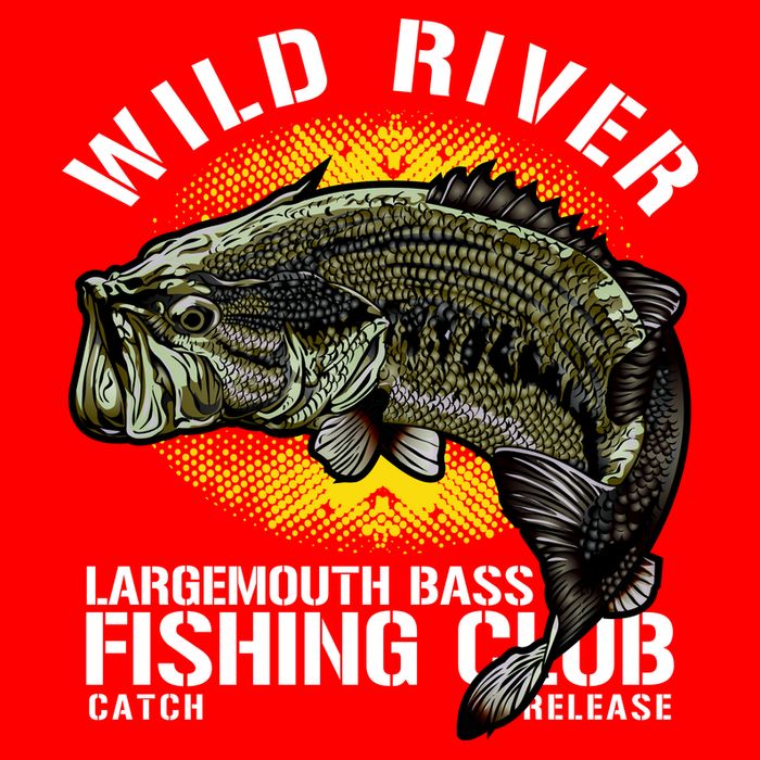 Wild River Largemouth Bass Fishing Club Flatbill Hat