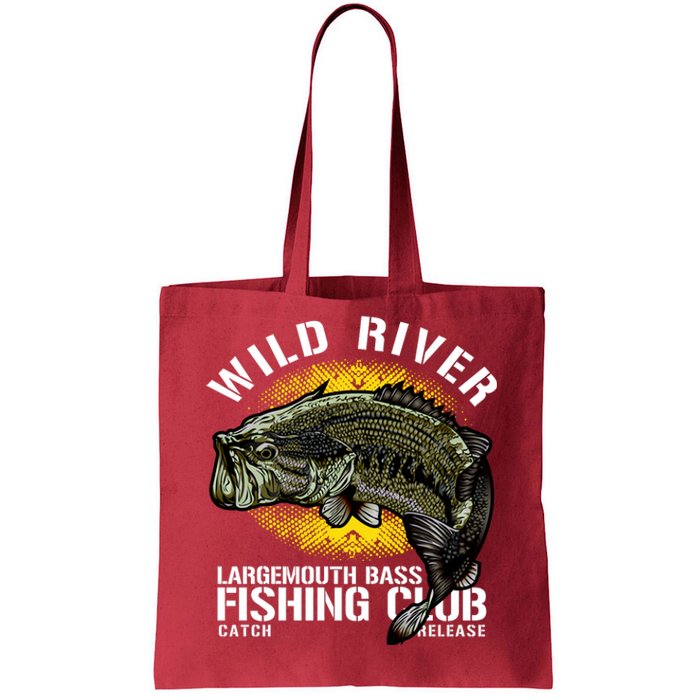 Wild River Largemouth Bass Fishing Club Tote Bag