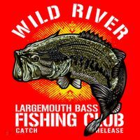 Wild River Largemouth Bass Fishing Club Premium T-Shirt