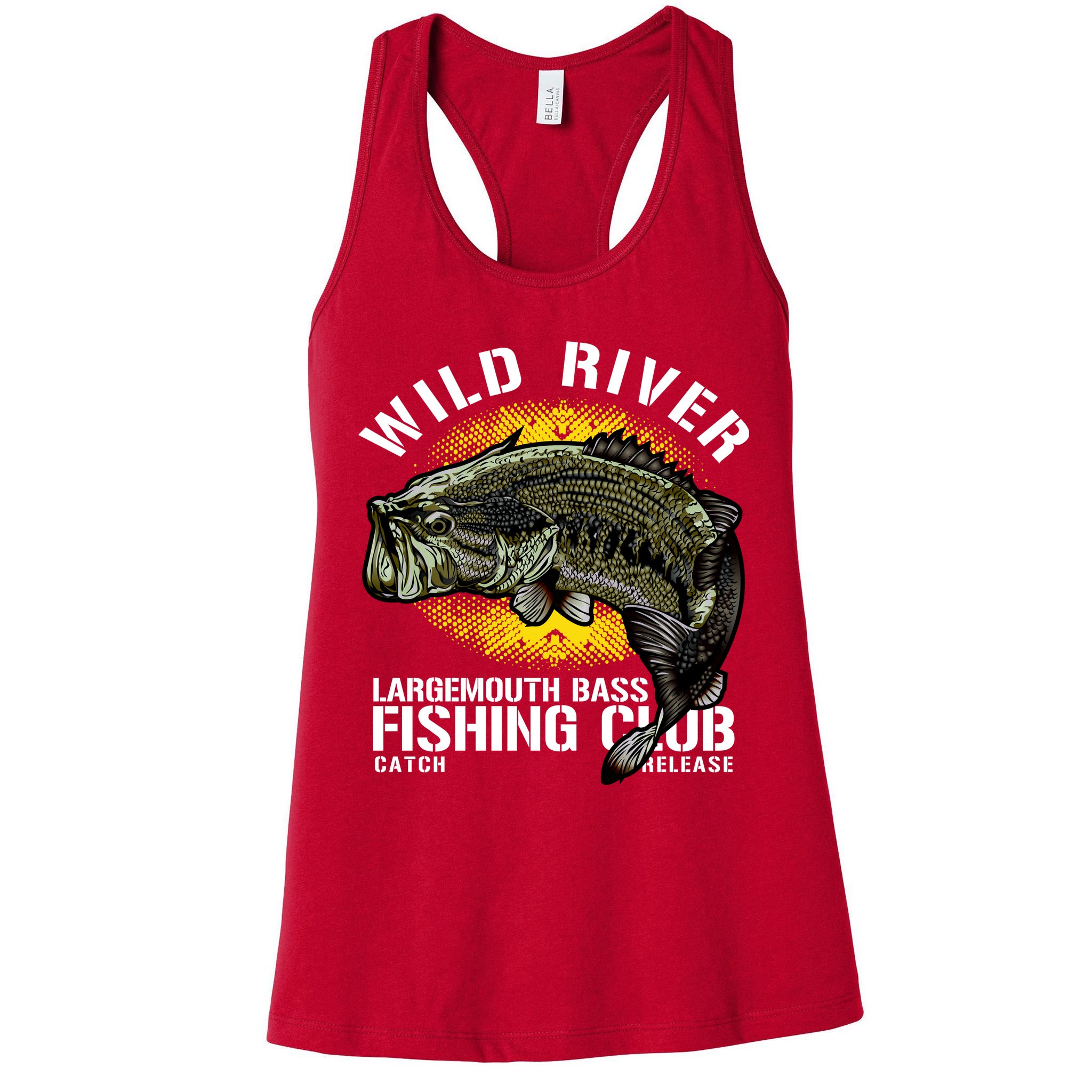 Wild River Largemouth Bass Fishing Club Womens Tank Top