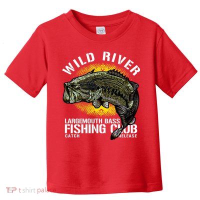Wild River Largemouth Bass Fishing Club Toddler T-Shirt