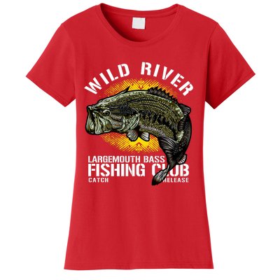 Wild River Largemouth Bass Fishing Club Women's T-Shirt