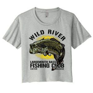 Wild River Largemouth Bass Fishing Club Women's Crop Top Tee