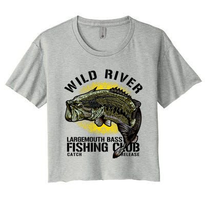 Wild River Largemouth Bass Fishing Club Women's Crop Top Tee