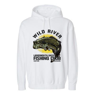 Wild River Largemouth Bass Fishing Club Garment-Dyed Fleece Hoodie