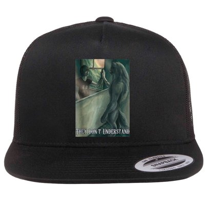Werewolf Ripping Meme Alpha Wolf Werewolf Literally Me Funny Flatbill Hat