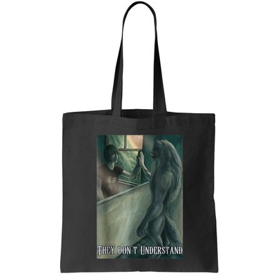 Werewolf Ripping Meme Alpha Wolf Werewolf Literally Me Funny Bag