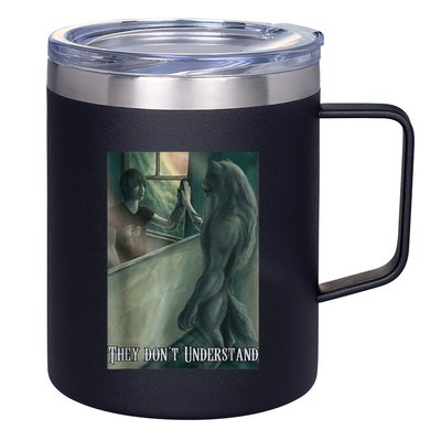 Werewolf Ripping Meme Alpha Wolf Werewolf Literally Me Funny 12oz Stainless Steel Coffee Mug
