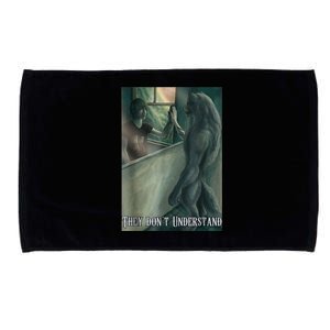 Werewolf Ripping Meme Alpha Wolf Werewolf Literally Me Funny Microfiber Hand Towel