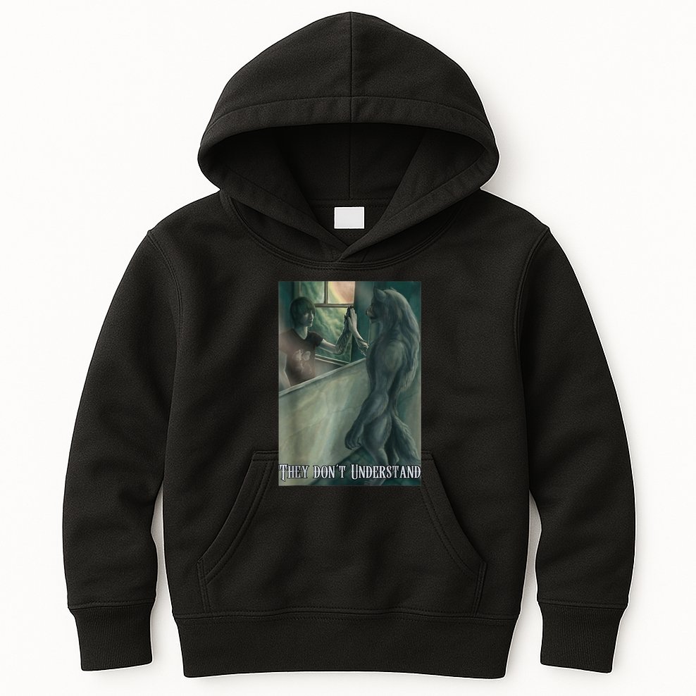 Werewolf Ripping Meme Alpha Wolf Werewolf Literally Me Funny Kids Hoodie