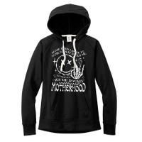 WeRe Rocking Motherhood Some Days I Rock It Funny Mama Gift Women's Fleece Hoodie