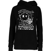 WeRe Rocking Motherhood Some Days I Rock It Funny Mama Gift Womens Funnel Neck Pullover Hood