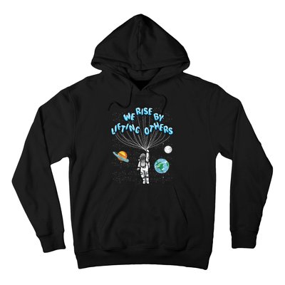 We Rise Motivational Quote Hoodie