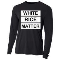 White Rice Matter Uncle Roger Funny Cooling Performance Long Sleeve Crew