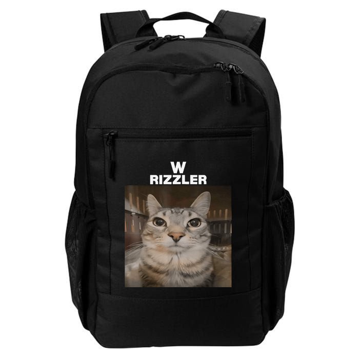 W Rizzler Meme Cat Meme Internet Memes Funny Meme Rizz Genz Backpack