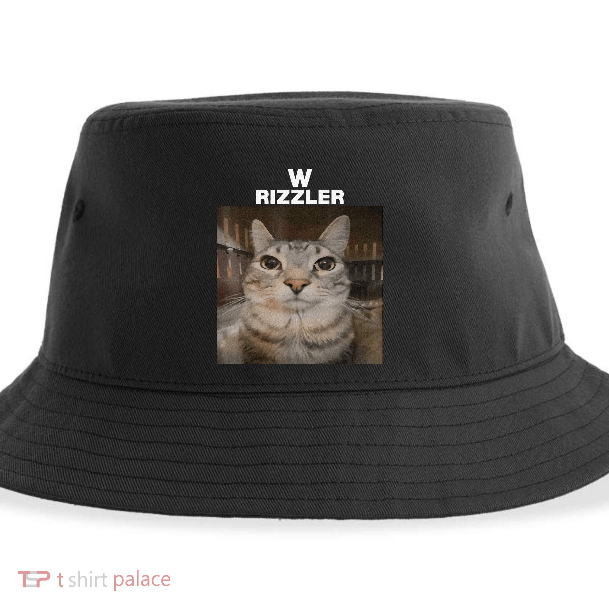 W Rizzler Meme Cat Meme Internet Memes Funny Meme Rizz Genz Sustainable Bucket Hat
