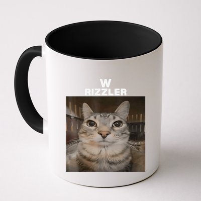 W Rizzler Meme Cat Meme Internet Memes Funny Meme Rizz Genz Mug