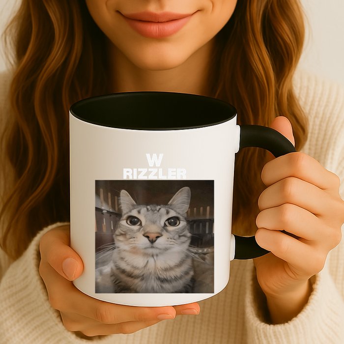 W Rizzler Meme Cat Meme Internet Memes Funny Meme Rizz Genz Mug