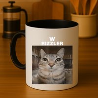W Rizzler Meme Cat Meme Internet Memes Funny Meme Rizz Genz Mug