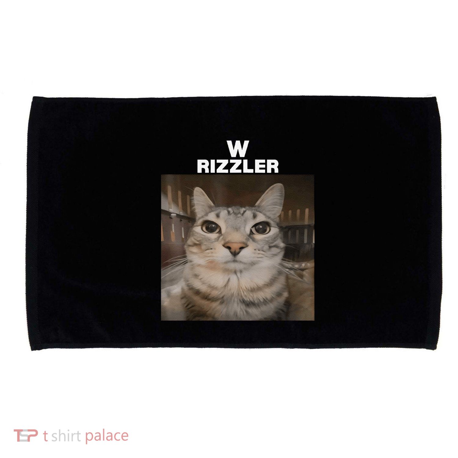 W Rizzler Meme Cat Meme Internet Memes Funny Meme Rizz Genz Microfiber Hand Towel