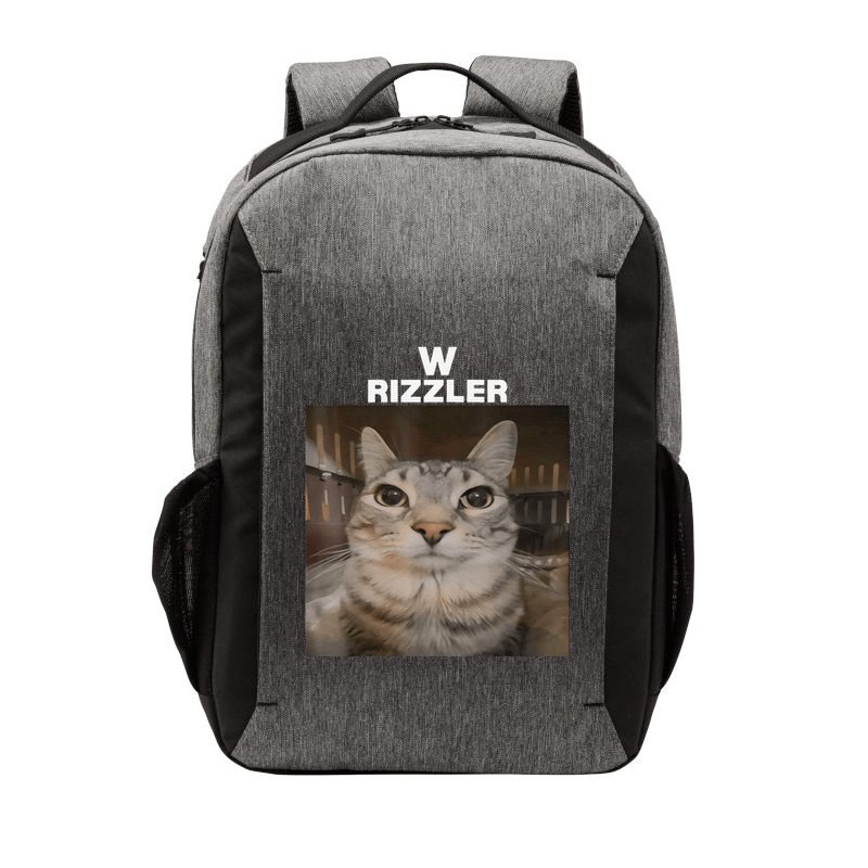 W Rizzler Meme Cat Meme Internet Memes Funny Meme Rizz Genz Vector Backpack