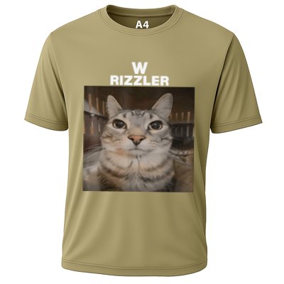 W Rizzler Meme Cat Meme Internet Memes Funny Meme Rizz Genz Performance Shirt