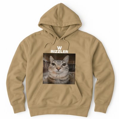 W Rizzler Meme Cat Meme Internet Memes Funny Meme Rizz Genz Hoodie