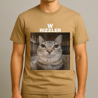 W Rizzler Meme Cat Meme Internet Memes Funny Meme Rizz Genz T-Shirt