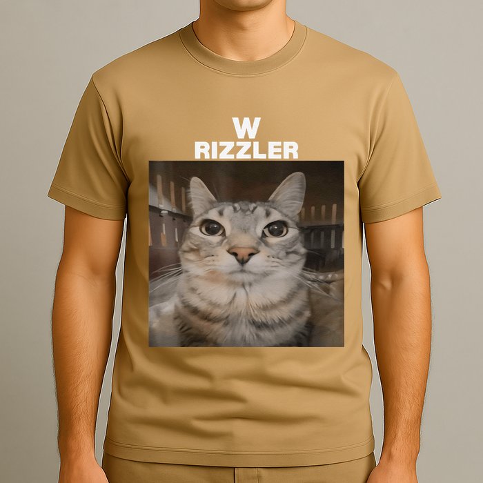 W Rizzler Meme Cat Meme Internet Memes Funny Meme Rizz Genz T-Shirt