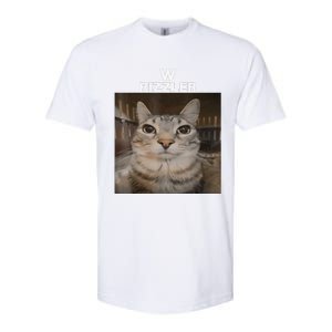 W Rizzler Meme Cat Meme Internet Memes Funny Meme Rizz Genz Softstyle CVC T-Shirt