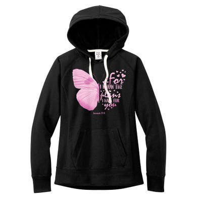 Womens Religious Mom Women Christian Bible Verse Butterfly Women's Fleece Hoodie