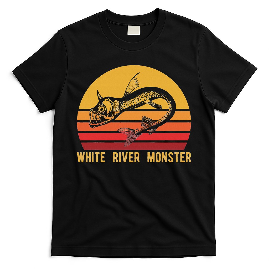 White River Monster Arkansas Cryptid Horned Fish T-Shirt