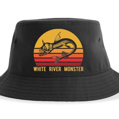 White River Monster Arkansas Cryptid Horned Fish Sustainable Bucket Hat