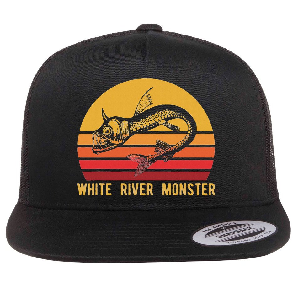 White River Monster Arkansas Cryptid Horned Fish Flat Bill Trucker Hat