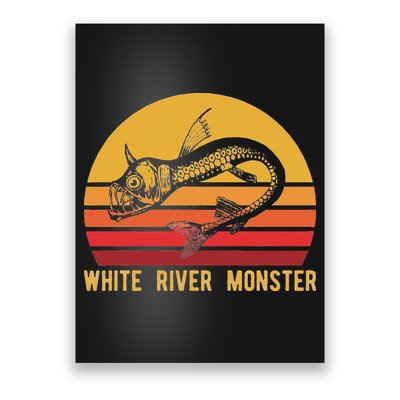 White River Monster Arkansas Cryptid Horned Fish Poster
