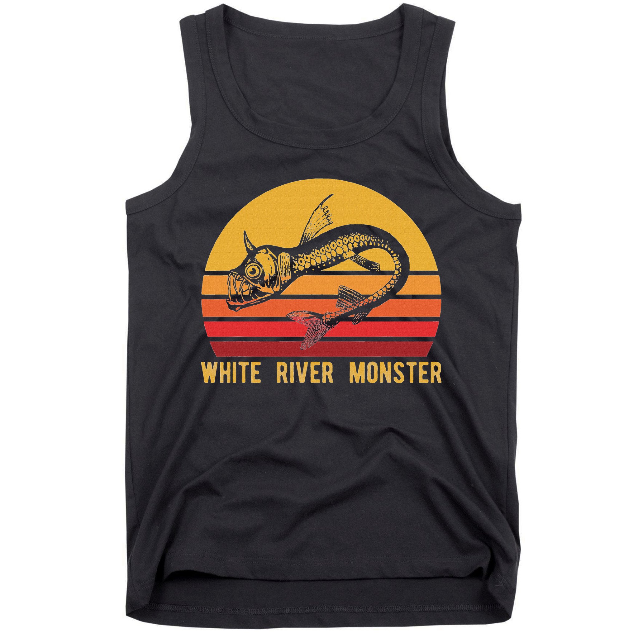 White River Monster Arkansas Cryptid Horned Fish Tank Top