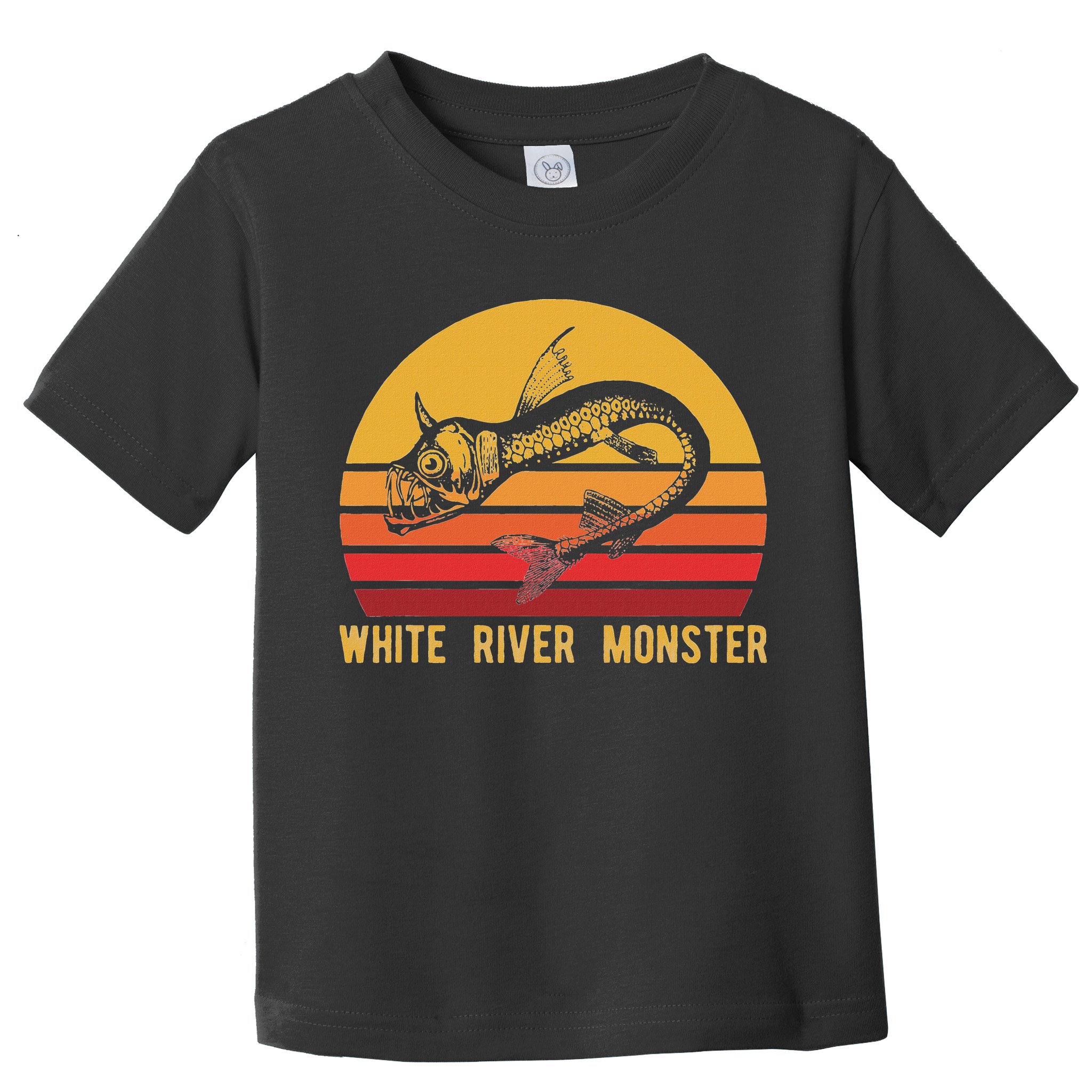 White River Monster Arkansas Cryptid Horned Fish Toddler T-Shirt