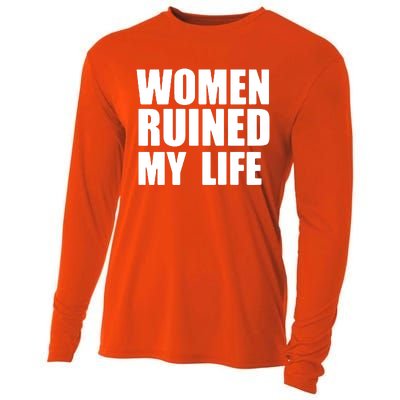 Women Ruined My Life Cooling Performance Long Sleeve Crew