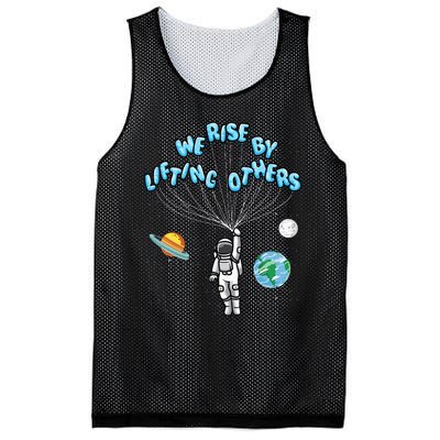 We Rise Motivational Quote Classic Fit Short Sleeve Adult Mesh Reversible Basketball Jersey Tank