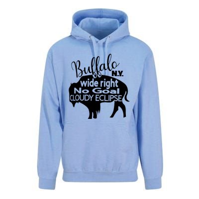 Wide Right No Goal Cloudy Eclipse Buffalo Unisex Surf Hoodie