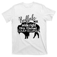 Wide Right No Goal Cloudy Eclipse Buffalo T-Shirt